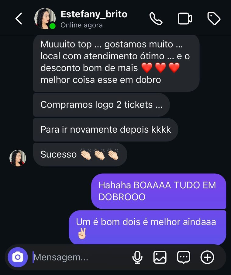 Depoimento de Estefany Brito — Belem em Dobro