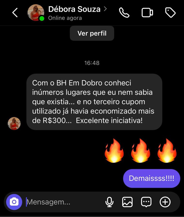 Depoimento de Débora Souza — Belem em Dobro
